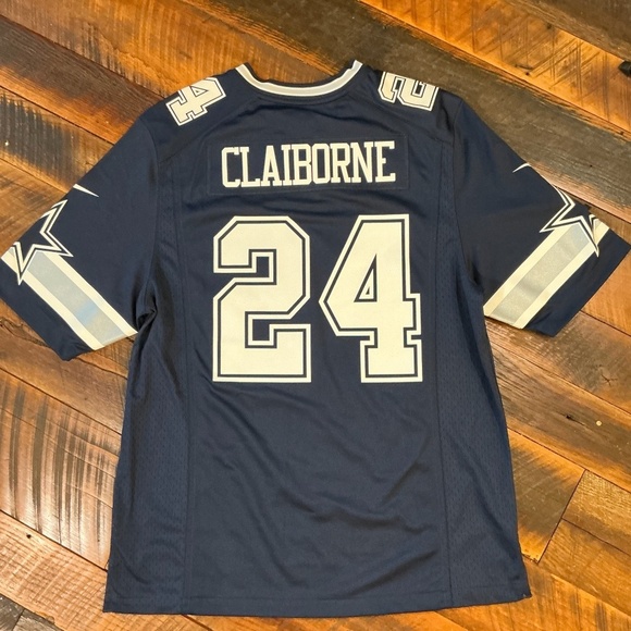 Nike NFL On Field Dallas Cowboys Claiborne #24 Jersey Men’s Large Navy - Picture 4 of 10